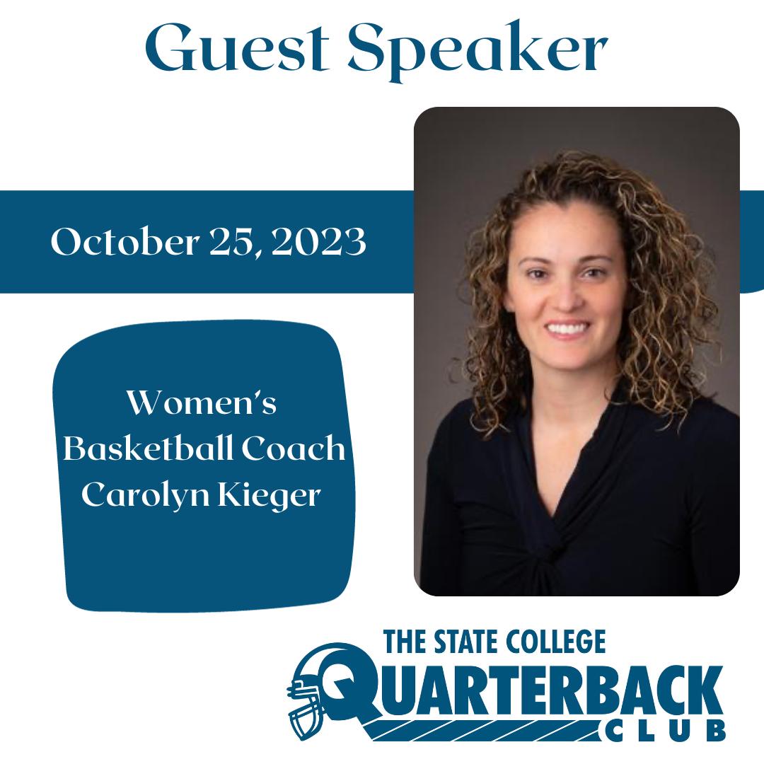 SCQB Club Social Guest Speaker 10-25-2023 Carolyn Kieger, Women's Head Basketball