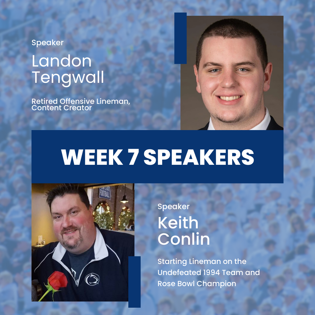 Landon Tengwall and Keith Conlin will be the guest speakers for the Week 7 Luncheon. 